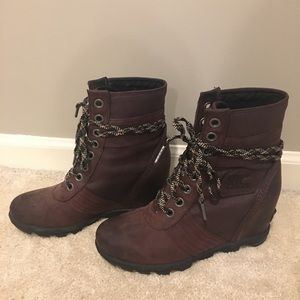 Sorel Lexie Waterproof wedge boots